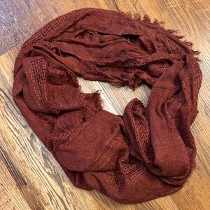 Maurices Rich Burgundy Scarf
